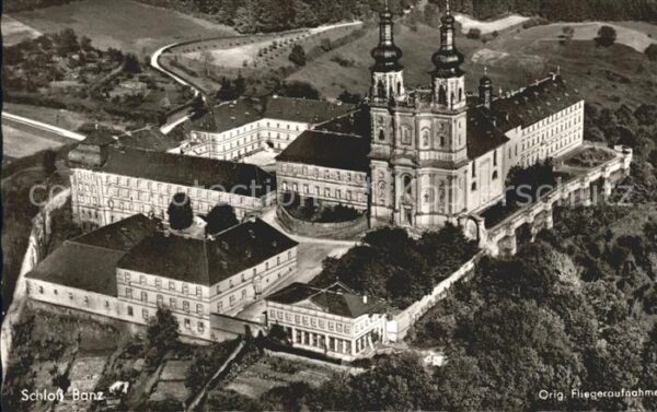 Bad Staffelstein Schloss Banz Fliegeraufnahme