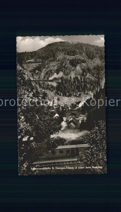 St Georgen Schwarzwald Schwarzwaldbahn St Gerogen_Triberg beim
