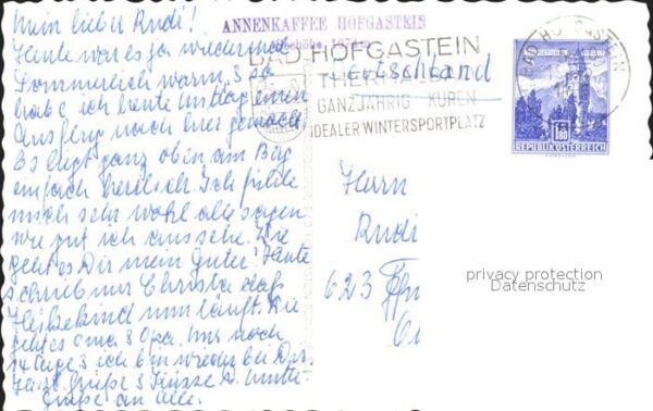 Bad Hofgastein Annenkaffee Hofgastein mit Hohen Tauern – Bild 2