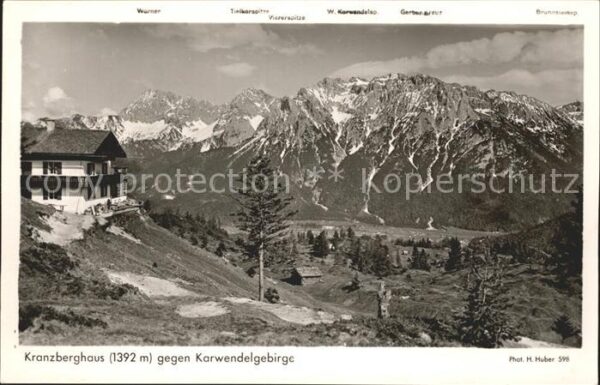 Kranzberghaus mit Karwendelgebirge