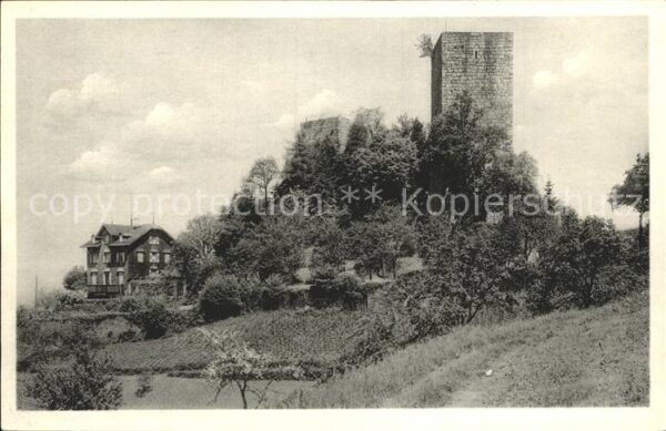 Buehl Baden Burgruine Alt Windeck