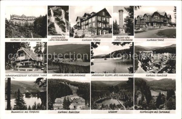 Schwarzwald Schloss Bühlerhöhe Gertelbachfälle Kurh
