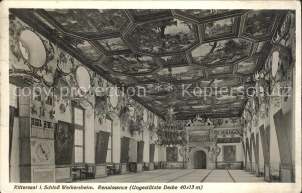 Weikersheim Rittersaal im Schloss Weikersheim