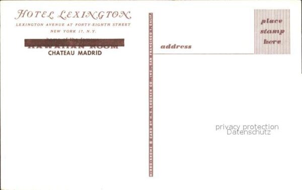 New York N.Y. Hotel Lexington – Bild 2