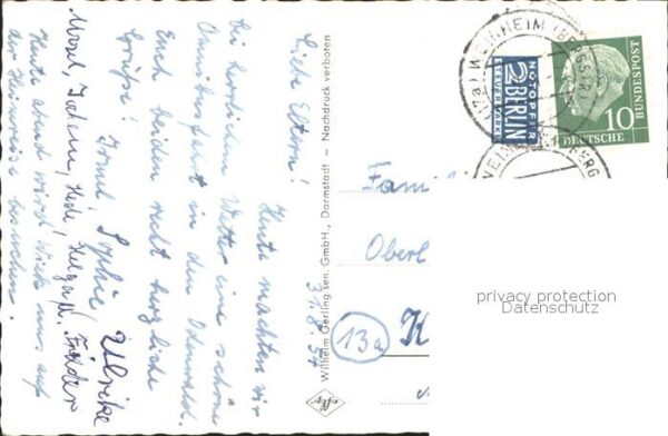 Erbach Odenwald Schloss Total Im Städtel Schlosshof Jug – Bild 2