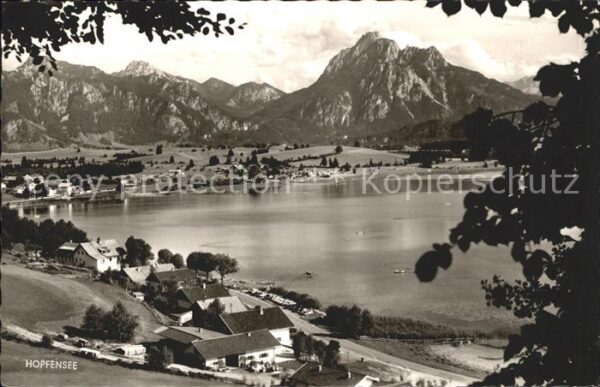 Hopfen See mit Branderschrofen Kreuzkopf und Säuli