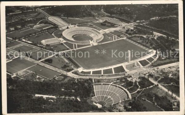 Berlin Gesamtansicht vom Reichssportfeld mit D
