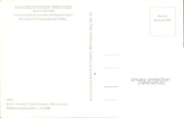 Steinbach Langenbach Das Meininger Naturtheater – Bild 2
