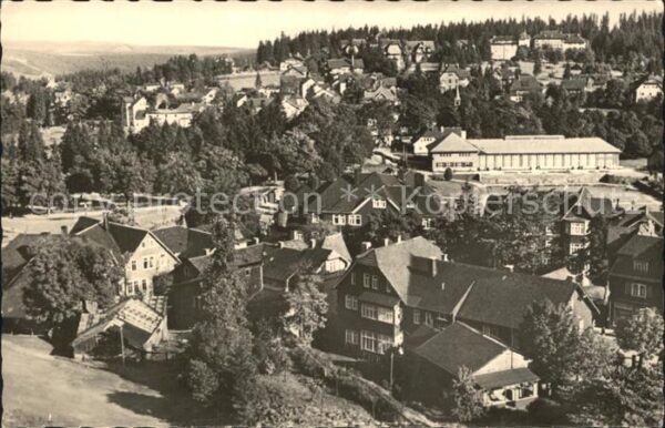 Oberhof Thueringen Stadtblick