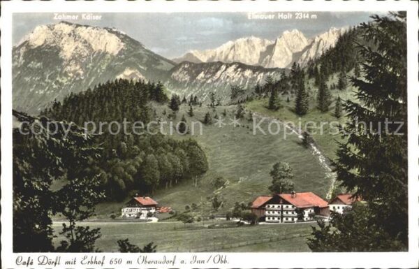 Oberaudorf Cafe Dörfl mit Erbhof