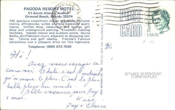 Ormond Beach Pagoda Resort Motel Swimmingpool – Bild 2