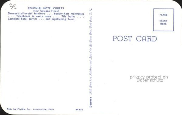 New Orleans Louisiana Colonial Hotel Courts – Bild 2