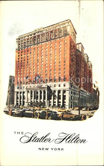 New York City The Statler Hilton