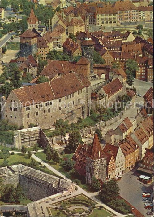 Nuernberg Burgblick Fliegeraufnahme