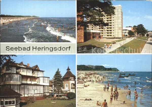 Heringsdorf Ostseebad Usedom Strand Promenade FDGB Erholungsheime So