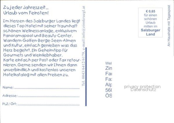 St Johann Pongau Zinnkrügl Wellness Relax Hotel Frei und – Bild 2