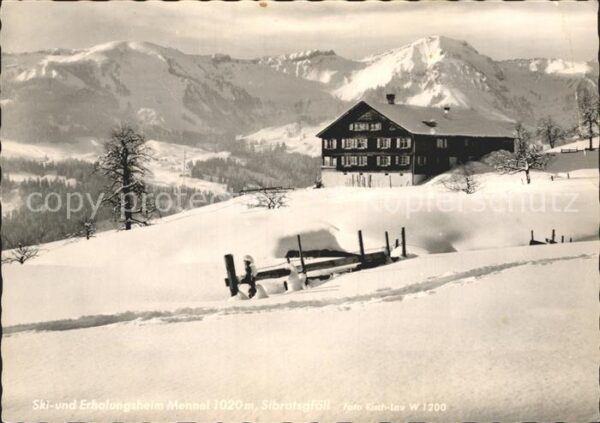 Sibratsgfaell Vorarlberg Ski und Erholungsheim Mennel