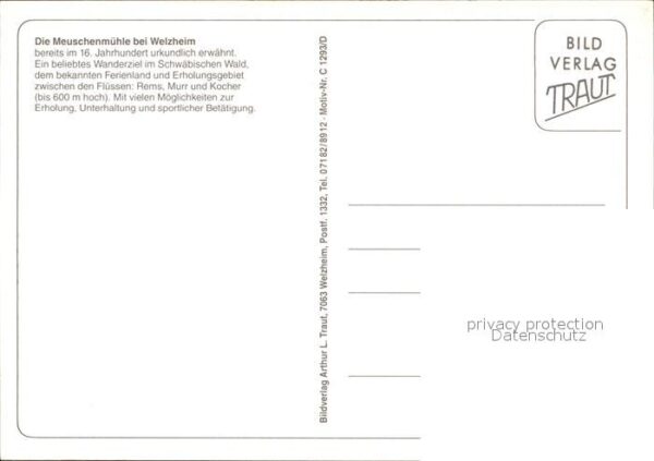 Welzheim Meuschenmühle – Bild 2