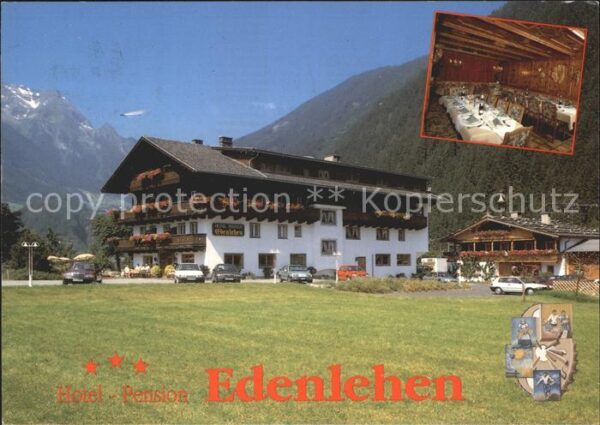 Mayrhofen Zillertal Hotel Pension Edenlehen Speisesaal