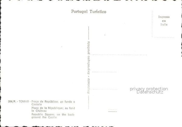 Tomar Praca de Republica ao fundo o Castelo – Bild 2