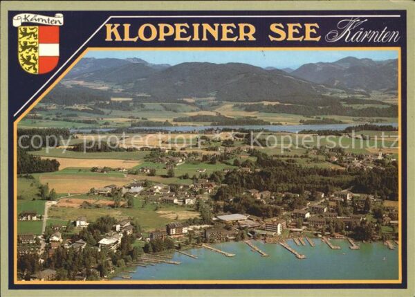 Seelach Klopeinersee Fliegeraufnahme