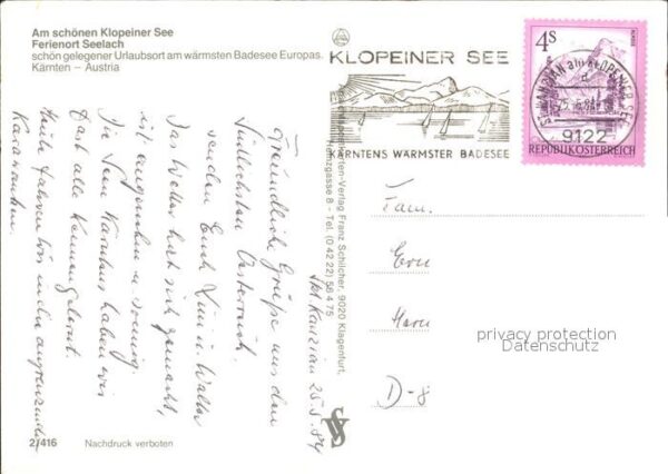 Seelach Klopeinersee Fliegeraufnahme – Bild 2