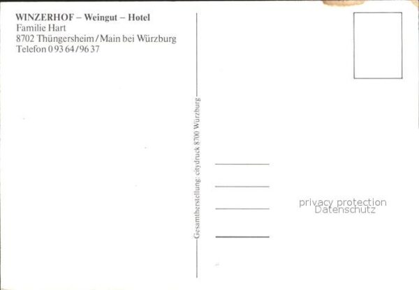 Thuengersheim Winzerhof Hotel Rezeption Fass Totalans – Bild 2