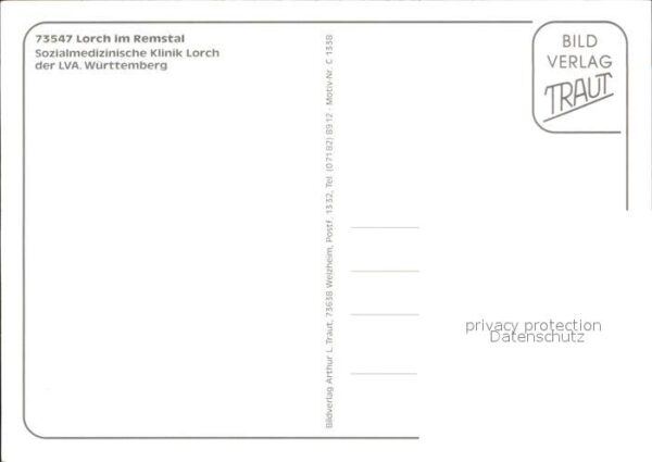 Lorch Wuerttemberg Sozialmed Klinik der LVA – Bild 2