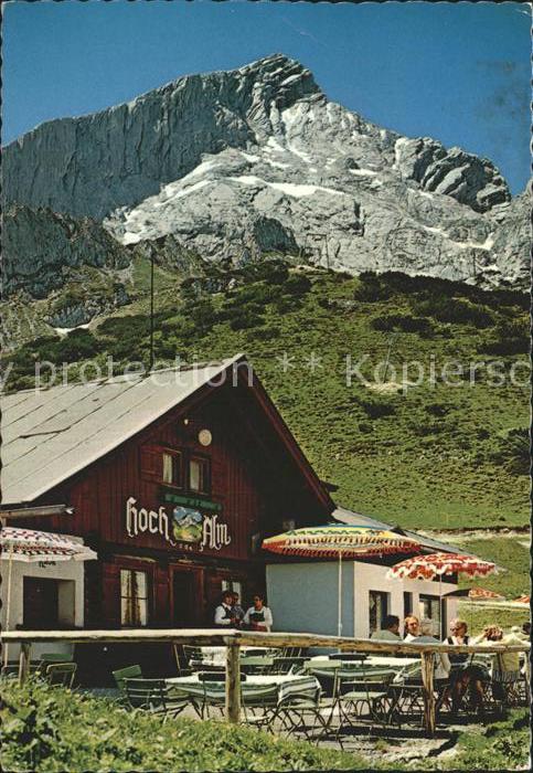 Garmisch-Partenkirchen Hochalm mit Alpspitze Nordwand
