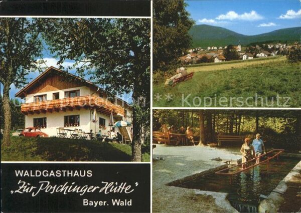 Arnbruck Waldgasthaus Zur Poschinger Hütte Wasse