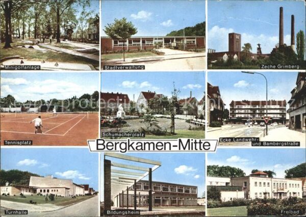 Bergkamen Minigolf Stadtverwaltung Zeche Grimberg