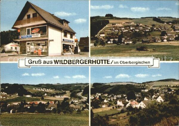Reichshof Wildbergerhütte Teilansichten Panorama