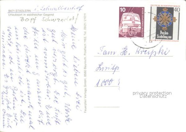 Stadlern Oberpfalz Ortsansicht Reichenstein Felsformation – Bild 2