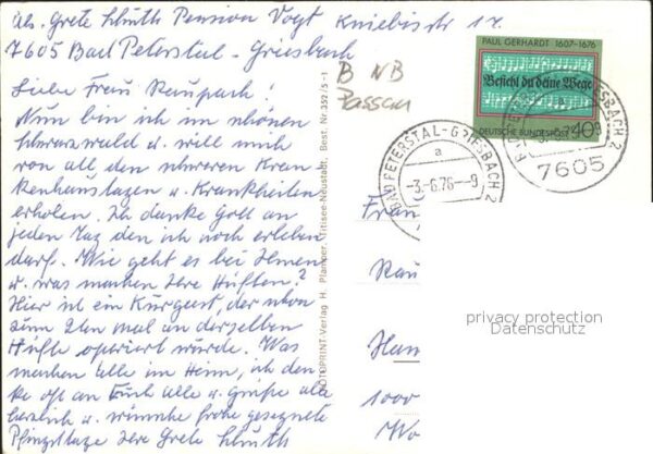 Bad Griesbach Schwarzwald  Total Mütterkurheim Pension Vogt Kurhau – Bild 2