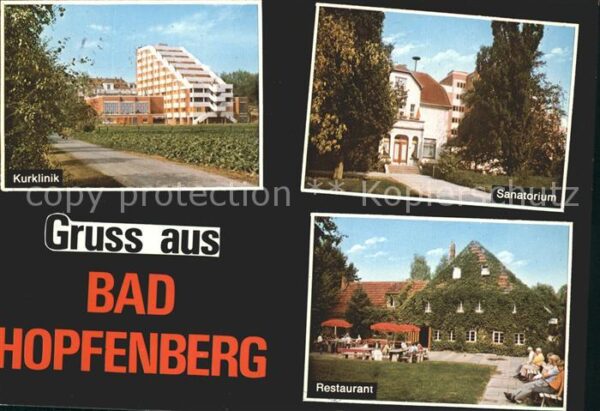 Petershagen Weser Kurklinik Bad Hopfenberg Sanatorium Res