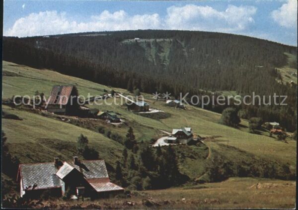 Lenzenberg Teilansicht mit Kranzbaude