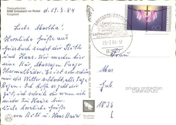 Griesbach Rottal Dreiquellenbad Kurgebiet Teilansichten – Bild 2