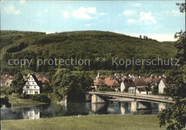 Gieselwerder mit Weserbrücke