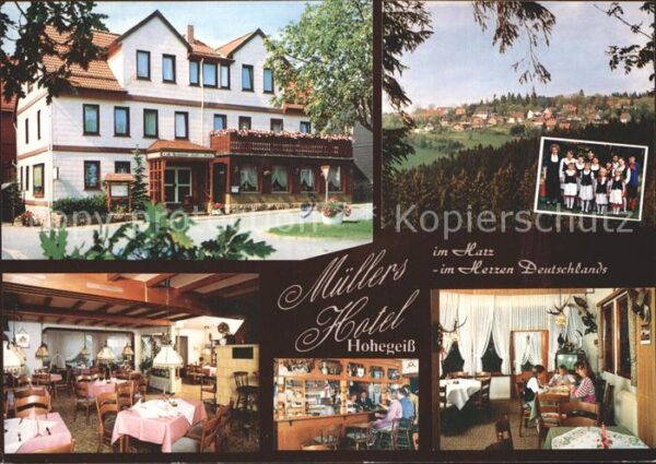 Hohegeiss Harz Müllers Hotel Gastraum Bar Zimmer Panor