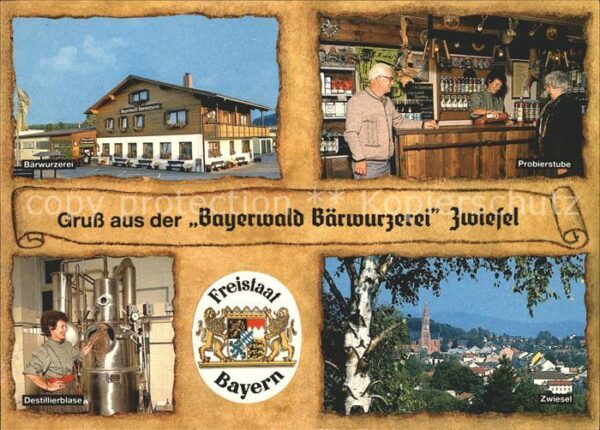 Zwiesel Niederbayern Bärwurzerei Probierstube Destillierblas