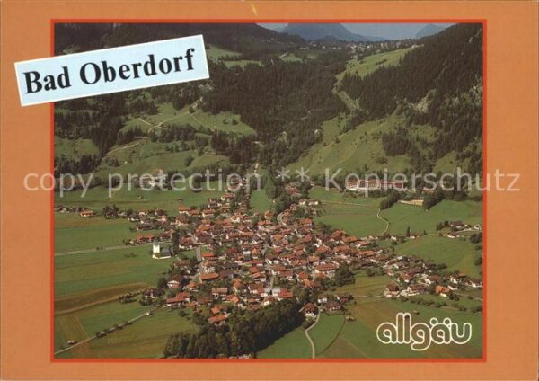 Bad Oberdorf Fliegeraufnahme mit Jochkanzel und Ober
