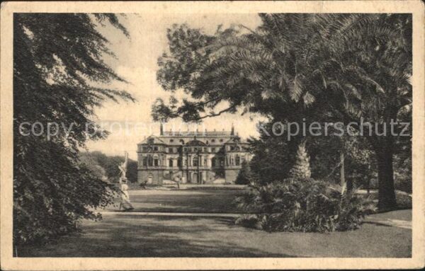 Dresden Grosser Garten Palais mit Palmengruppe