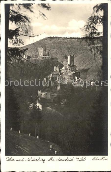 Manderscheid Eifel Oberburg Niederburg