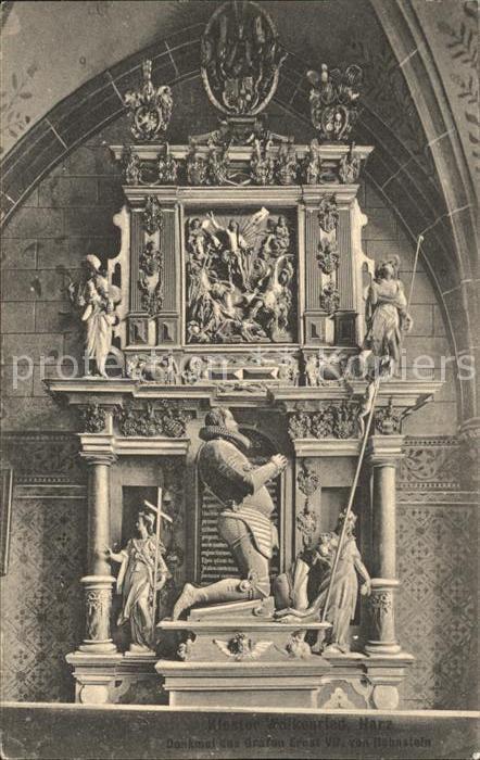 Walkenried Denkmal des Grafen Ernst VII von Hohnst