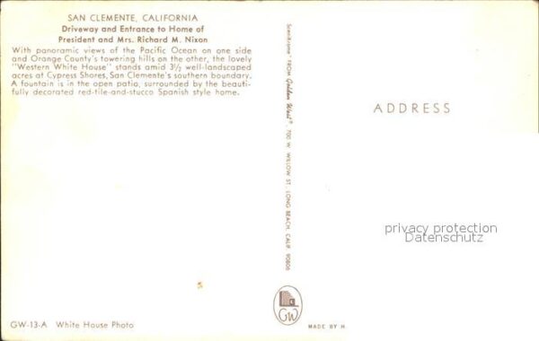 San Clemente Richard M Nixon Home – Bild 2