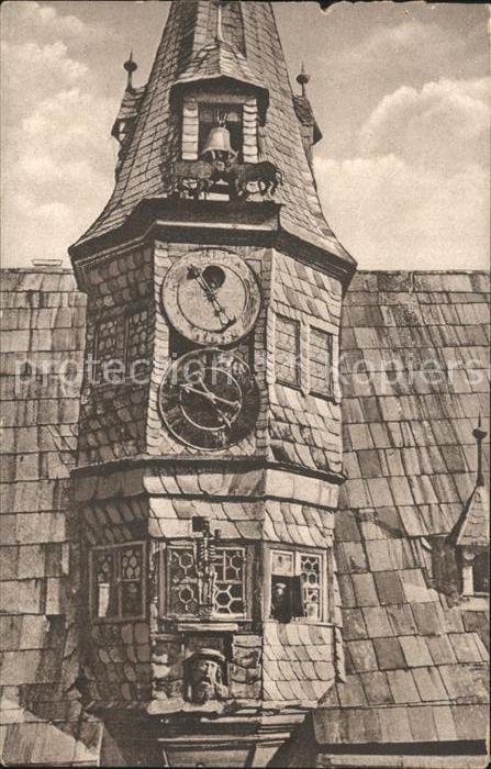 Ochsenfurt Kunstuhr am Rathaus anno 1505