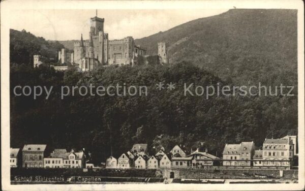 Stolzenfels Schloss mit Capellen