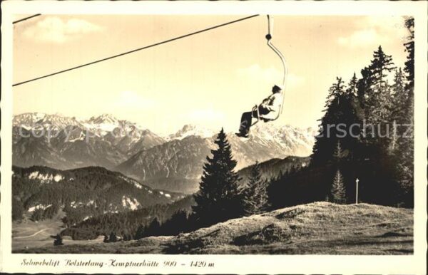 Bolsterlang Schwebelift zur Kemptnerhütte Alpenpano