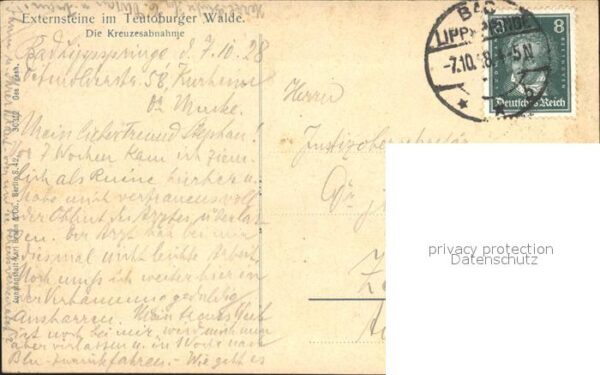 Externsteine im Teutoburger Wald Kreuzesabnahme Reli – Bild 2