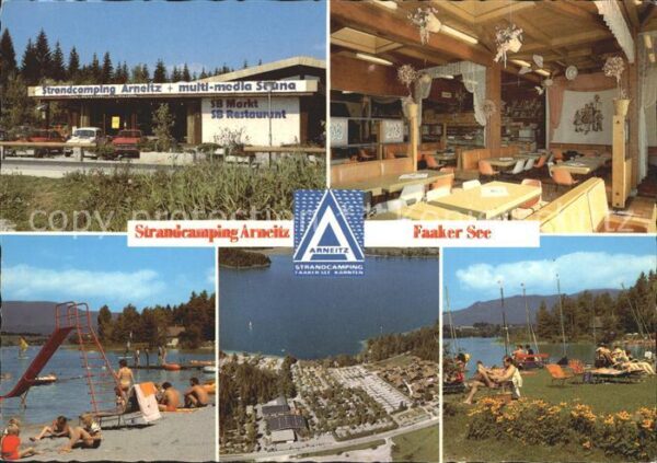 Faak am See Finkenstein Strandcamping Arneitz SB Markt Restaura